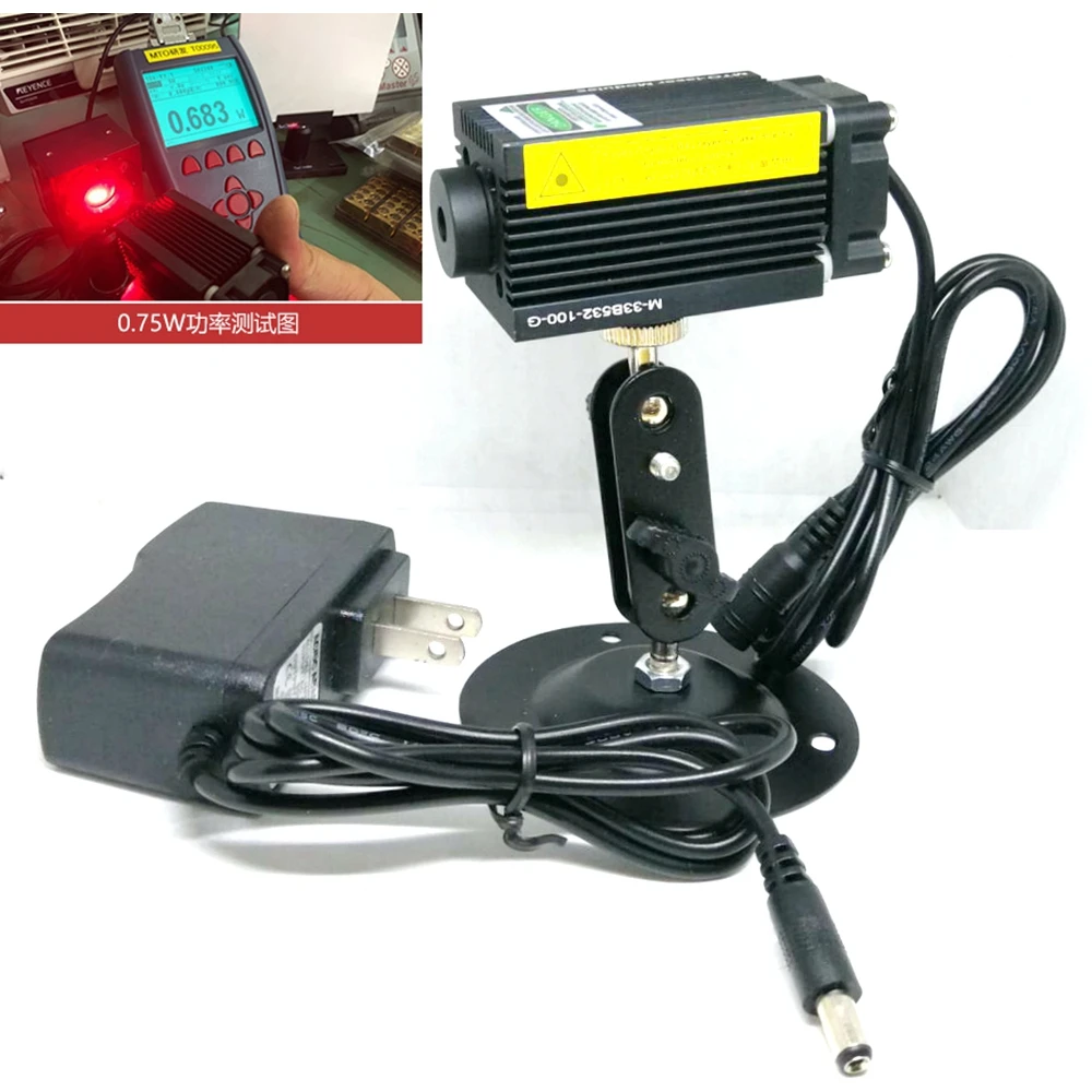 

635nm 750mw Focusable Orange Red Laser Dot Module Diodes 12V Power Locator Holder