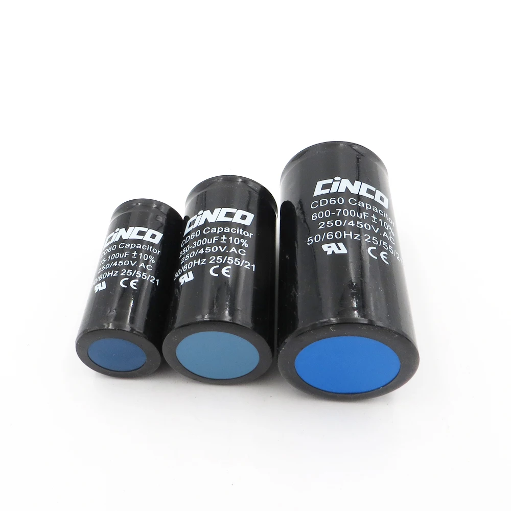 Моторный запускаемый конденсатор компакт дисков 60 50 75 100 125 150 200 250 300 350 400 450 500 600 700