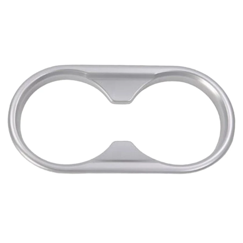 

for Mazda CX-8 CX8 CX 8 2018 2019 Chrome Car Front Water Cupholder Frame Cover Trim
