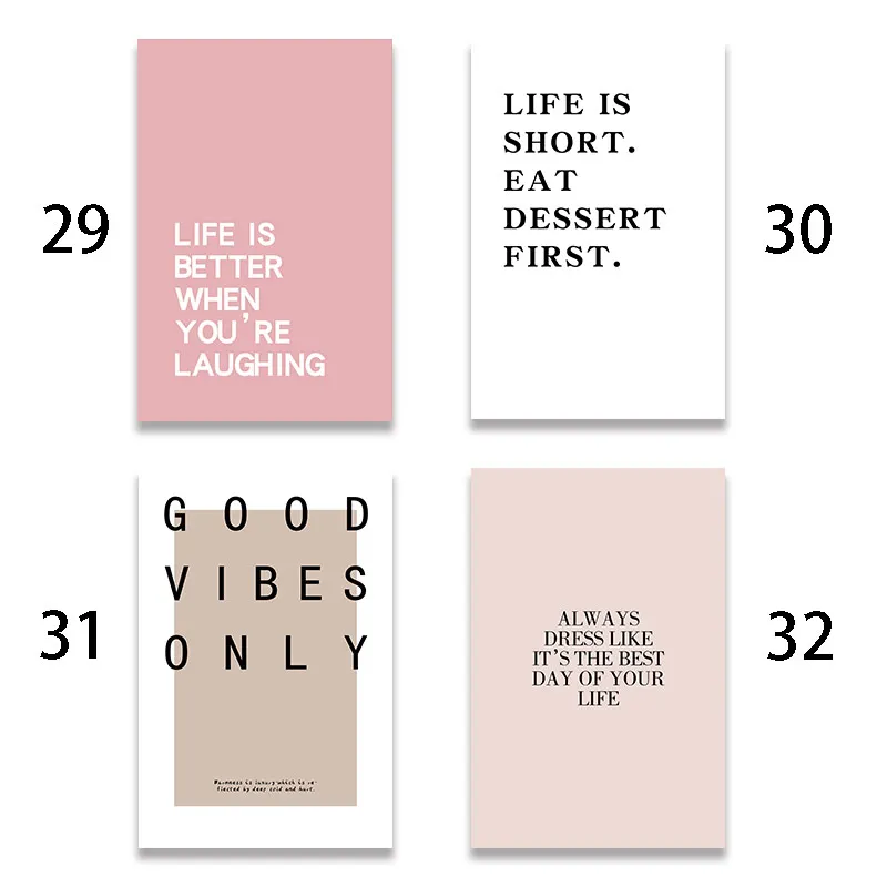 Minimalist Inspirational Quote Art Canvas Painting HD Print Motivational Love Wall Poster Pictures For Living Room Decor | Дом и сад