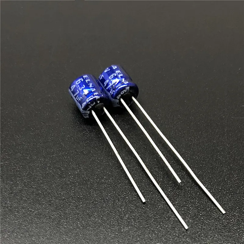 10 шт., 47(Европа) мкФ 6,3 V ELNA Япония 5x5 мм 6.3V47uF аудио конденсатор с алюминиевой крышкой, синий