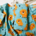 Муслиновая пеленка Muslin2, 2 слоя, бамбук + хлопок, с рисунком льва, слона, мультяшный рисунок животных, пеленка для новорожденных, пеленка для младенцев, 120*120