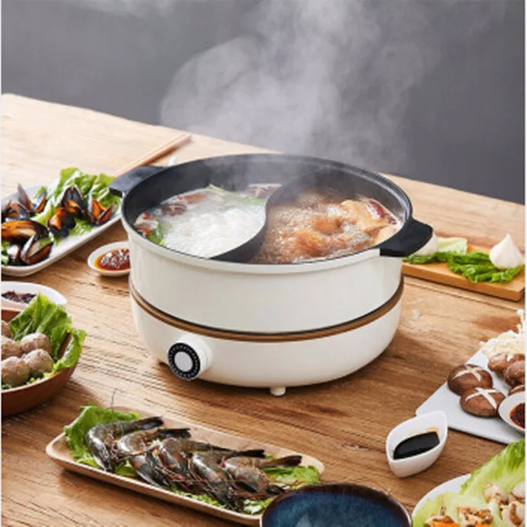 

Household Electric Heating Pot 220V Induction Cooker 2100W Separate Heating Plate Detachable Induction Hot Pot slow