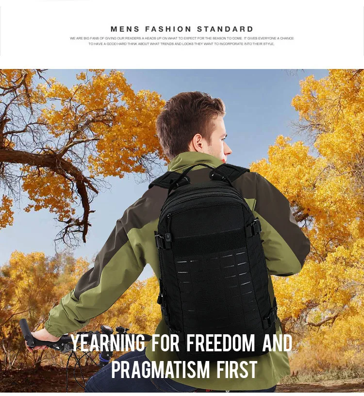 

Outdoor Camping Tactical Men's Backpack Military Trekking Rucksacks Waterproof Sports Hiking Army Bags Camping Equipment