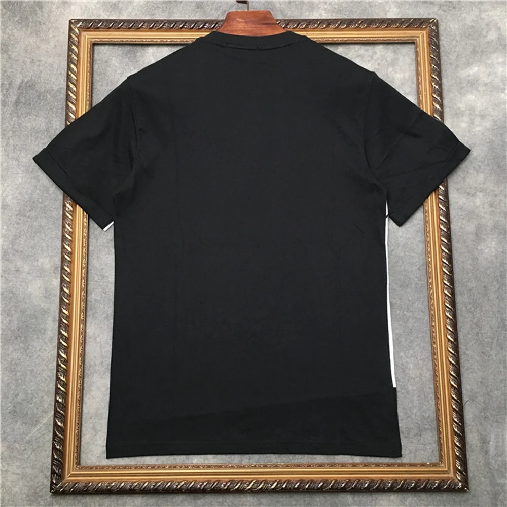 Marcelo barrett футболка шить Футболка с принтом молния мужская коротким рукавом для