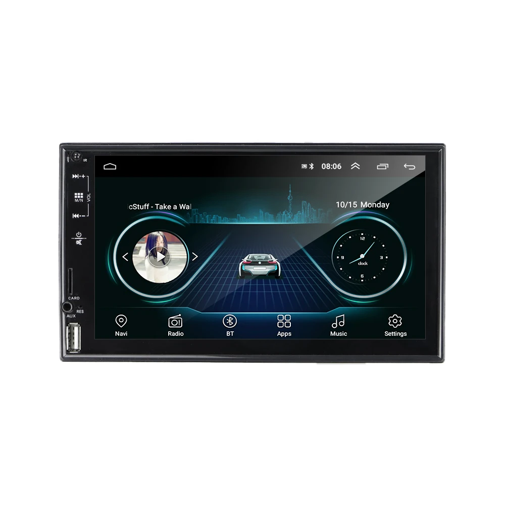 Автомагнитола 2 Din 2.5D мультимедийный плеер + 32 ГБ универсальная 7 дюймовая