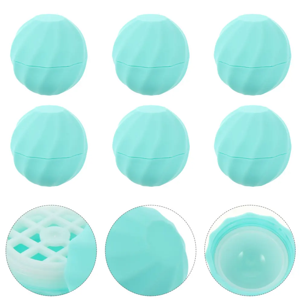 

10pcs Sphere Lip Balm Box Lipstick Box Refillable Lip Balm Dispenser (Random)