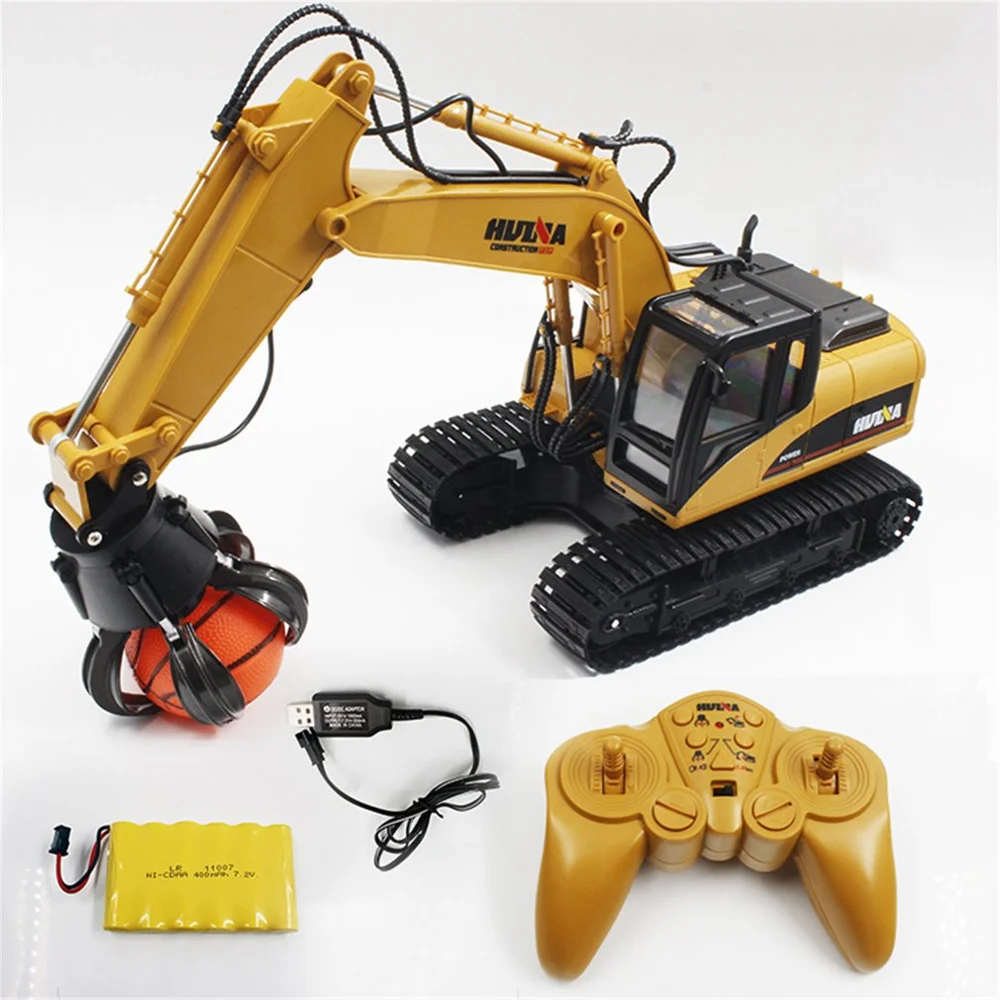 HUINA TOYS 1571 1/14 16CH Сплав RC мяч захват грузовик Инженерная строительная машина
