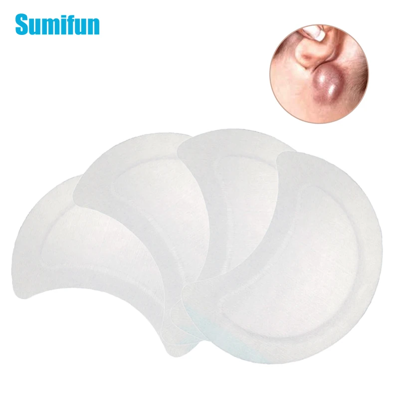 

4Pcs Lymphatic Detox Patch Lymphatic Swelling Neck Anti-Swelling Herbal Plaster Body Relaxation Sticker To Improve Sleep