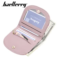 baellerry small women wallet credit multi card holders package fashion pu function zipper hasp ultra thin student coin purse