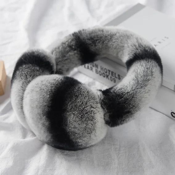 Бесплатная доставка новые меховые наушники унисекс с кроликом Рекс оригинальные