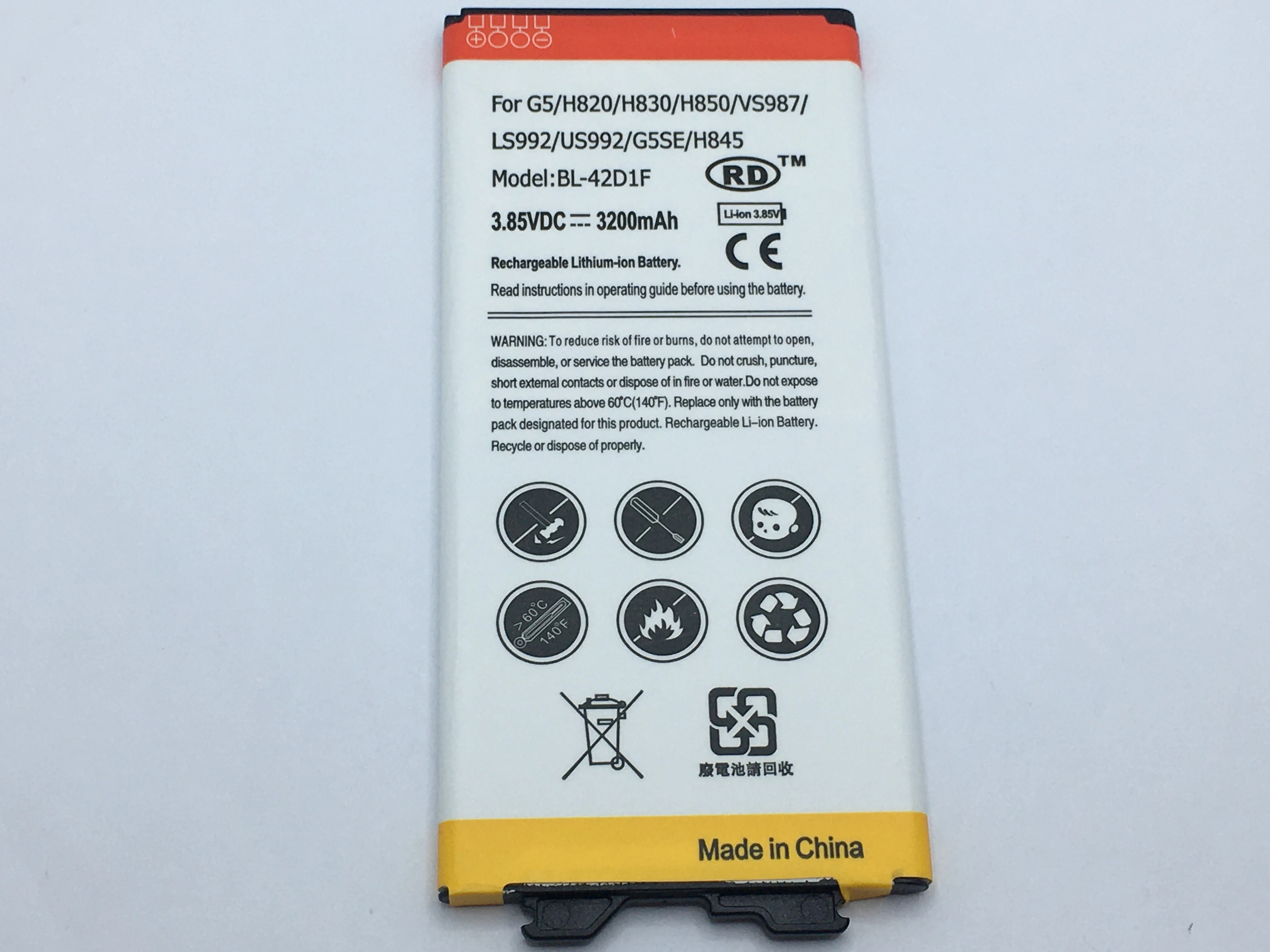3200 мА/ч BL 42D1F Батарея для LG G5 VS987 US992 H820 H830 H840 H850 H860 H868 LS992 F700 BL42D1F