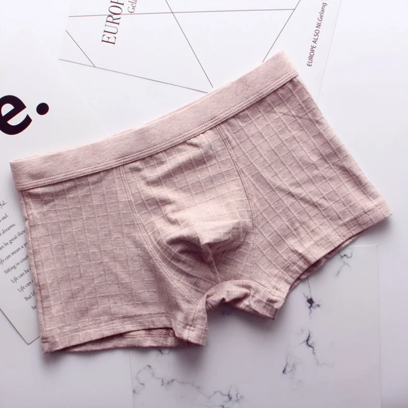 Мужские дышащие и впитывающие пот шорты 4 шт. цветные хлопковые качественные