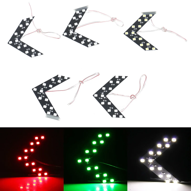 1 шт 14 SMD СВЕТОДИОДНЫЙ Автомобильный светодиодный Зеркало заднего вида
