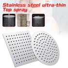 Ультратонкая Лейка для душа, насадка для тропического душа 8 дюймов из нержавеющей стали, с хромированной отделкой, для ванной комнаты