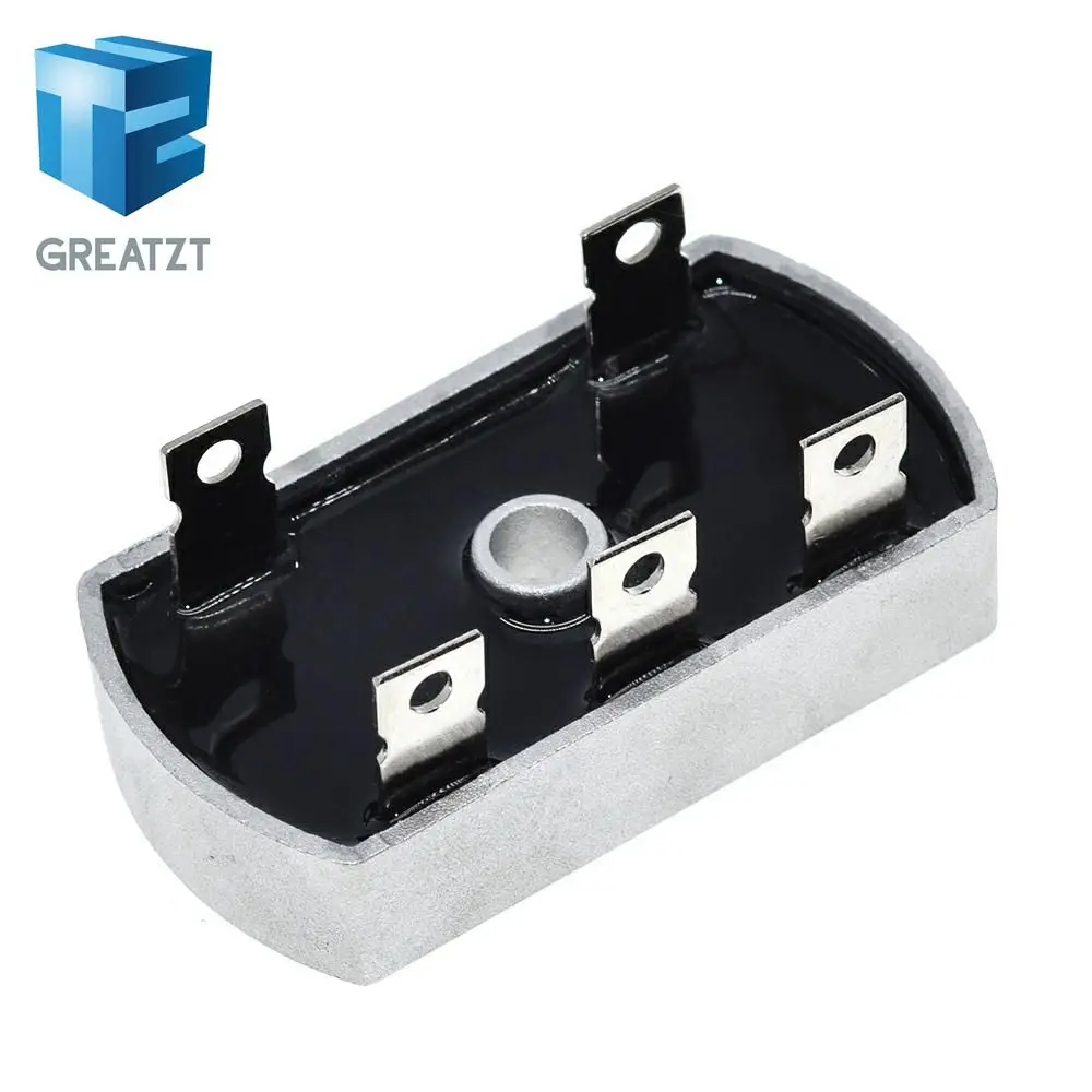 GREATZT 50A 1200V Алюминиевый металлический чехол 3-фазный диодный мостовой выпрямитель