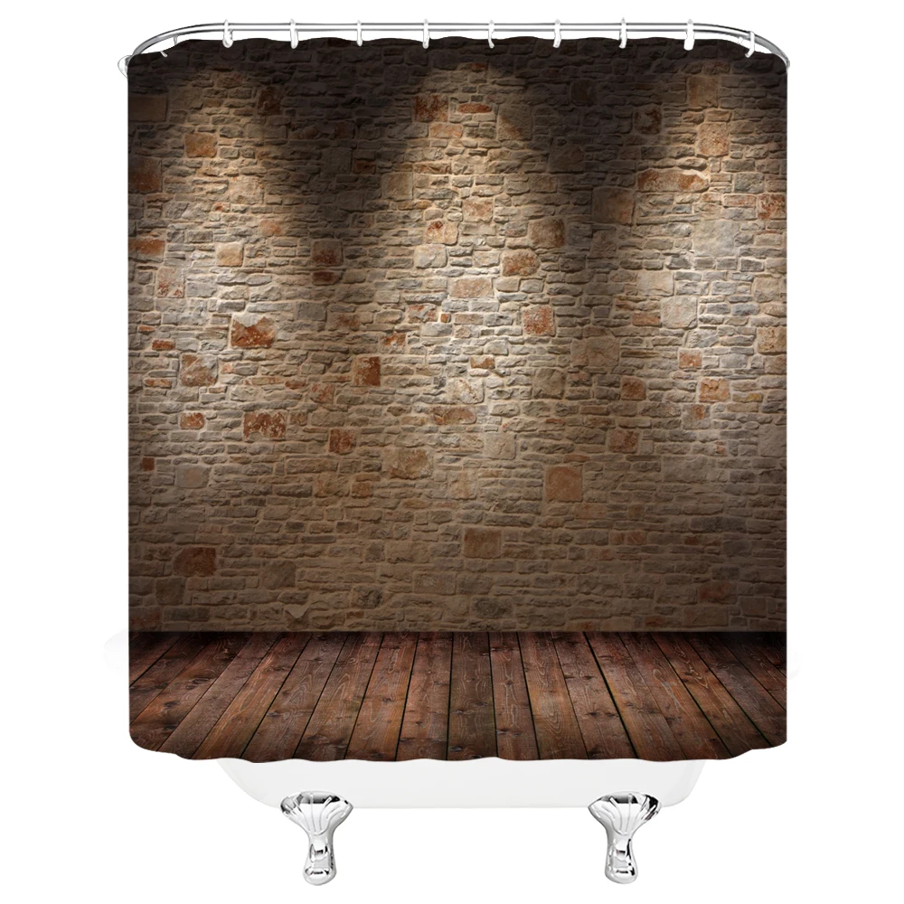 Индивидуальная мода кирпич бетонная комната с тремя потолочными лампами