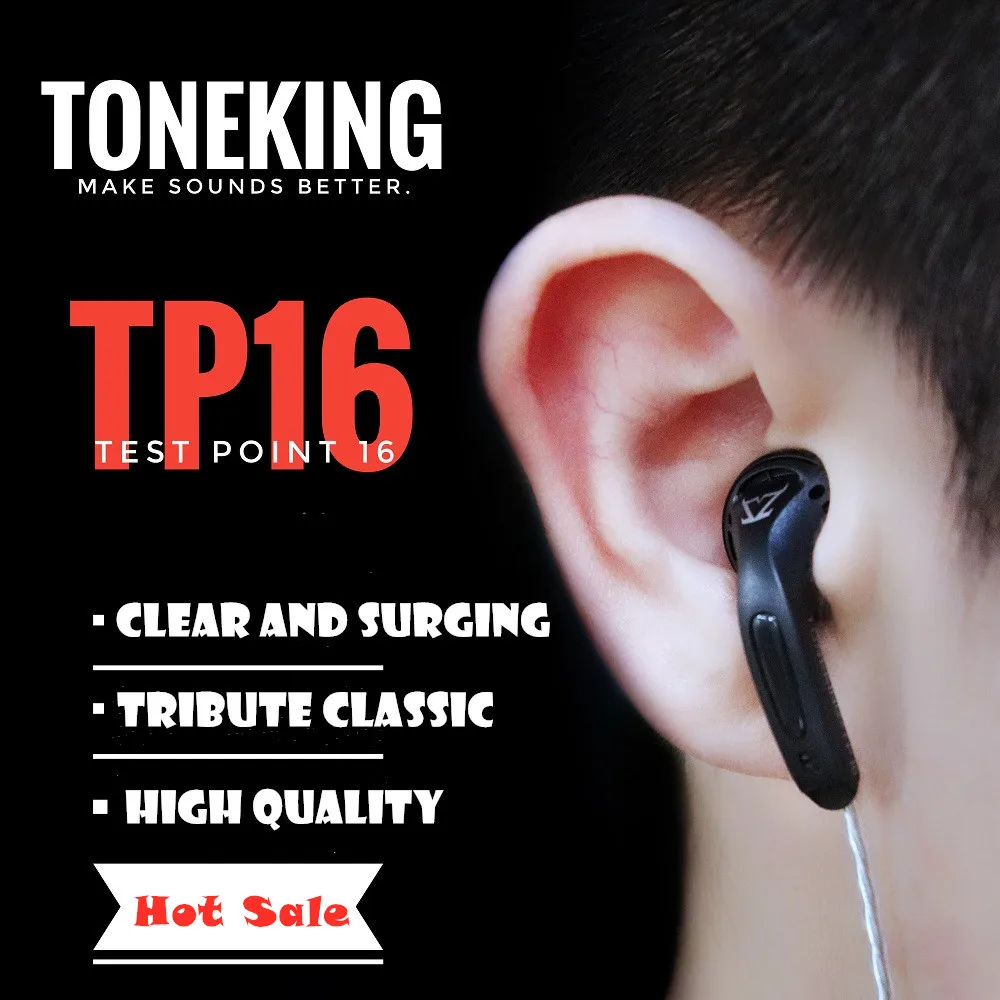 TONEKING TP16 32 Ом 3 5 мм наушники вкладыши с плоской головкой DYI HIFI басовые наушники|bass