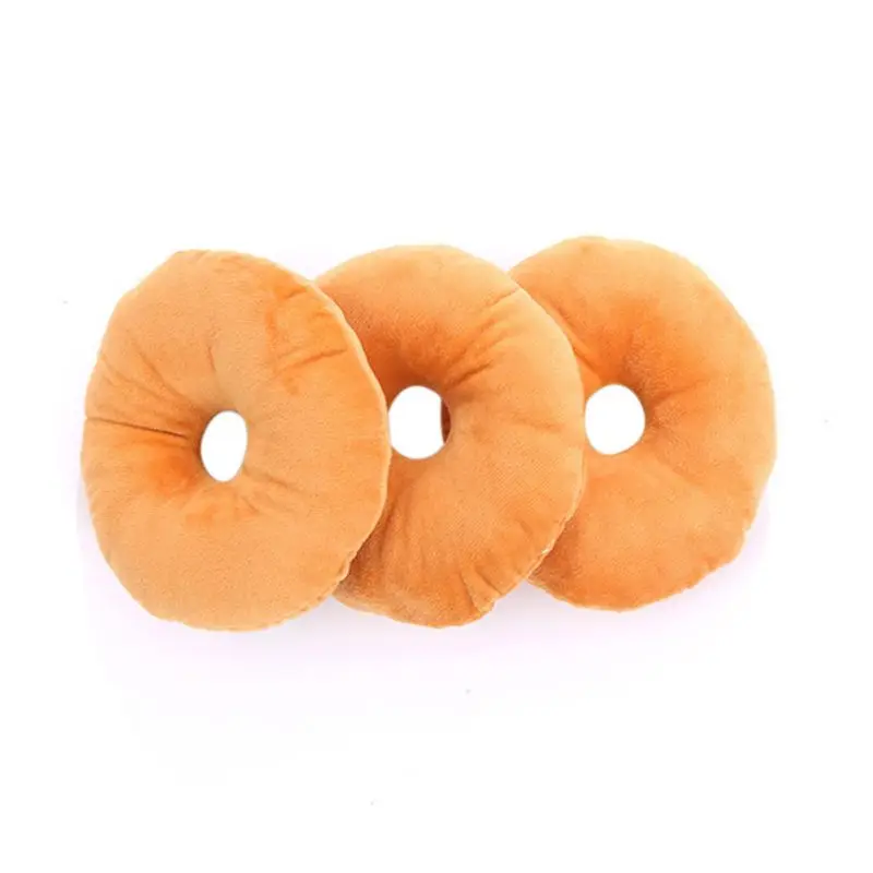 Плюшевый мягкий пончик Пончик еда задняя подушка седло набор плюшевых игрушек