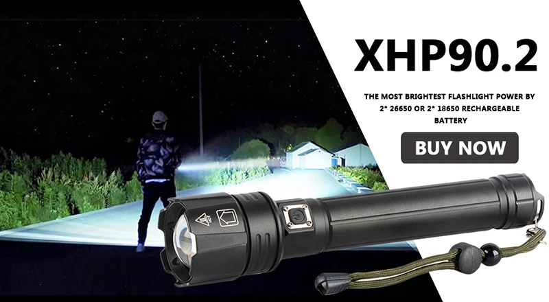 Litwod Z25 CREE XHP70.2 32 Вт Мощный тактический светодиодный фонарик с зум-объективом xhp70 xhp50 2 шт. 18650 аккумулятор фонарики