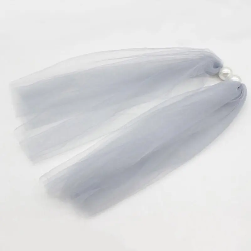 

Lace Pearls Ring Scarf Ladies Korean Style Simple Mother's Day Gifts Pure Color Temperament 80*70CM Soft Spring Summer New Scarf