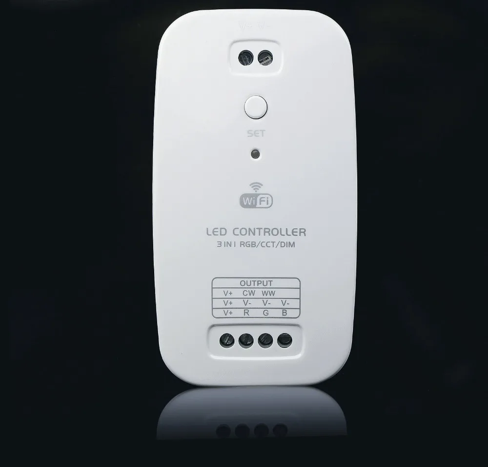 

Регулятор яркости Wi-Fi CCT RGB, устройство для голосового управления с поддержкой Amazon ECHO, Голосовое управление RGB LED Control ler