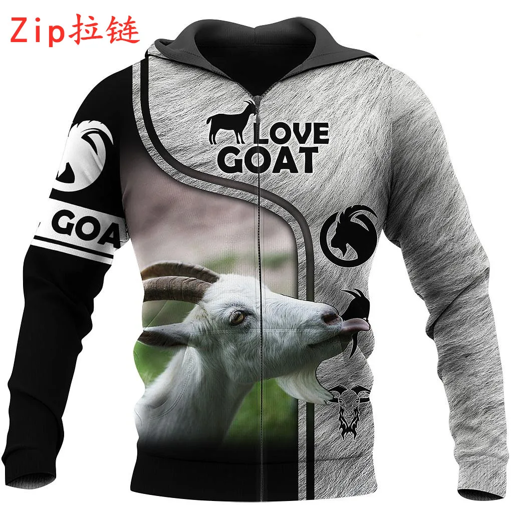 

2020 Новые Красивые козы 3D все напечатано мужские свитер с капюшоном унисекс Harajuku повседневные толстовки Топы C-6456
