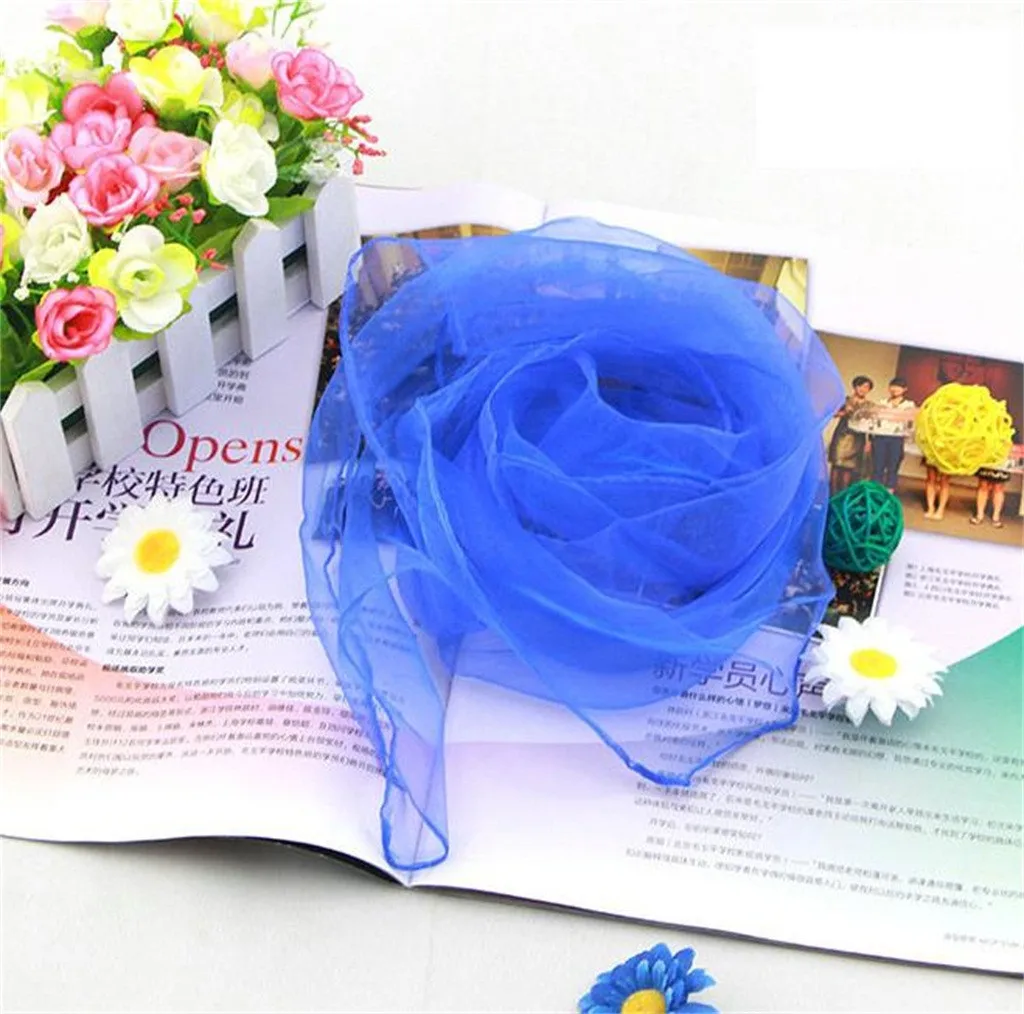 Practical 12 Colors Gymnastics Scarves For Outdoor Game Toys Dancing And Juggling Towels Candy Colored Gym Towel Dance Gauze |