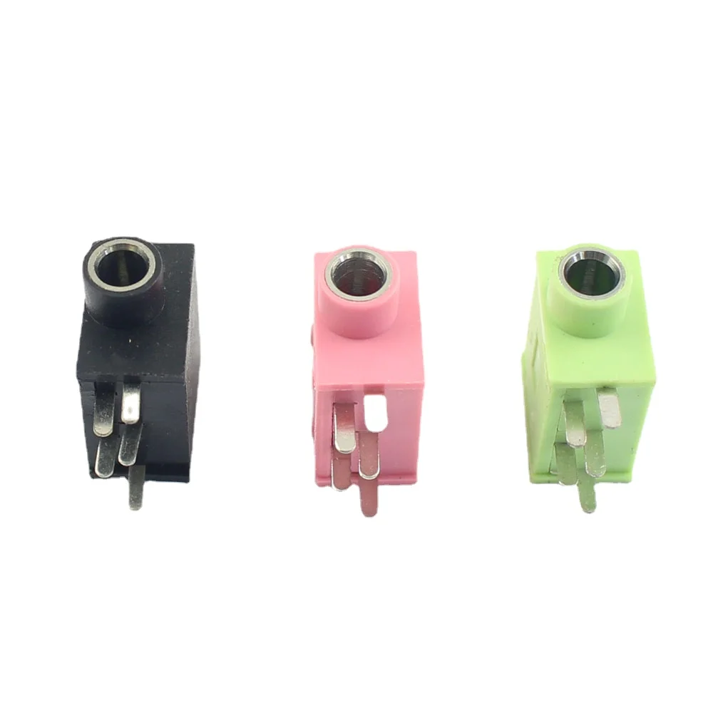 5 шт. разъем для наушников 3 мм цвет черный/розовый/зеленый|jack audio connector|jack connectorjack