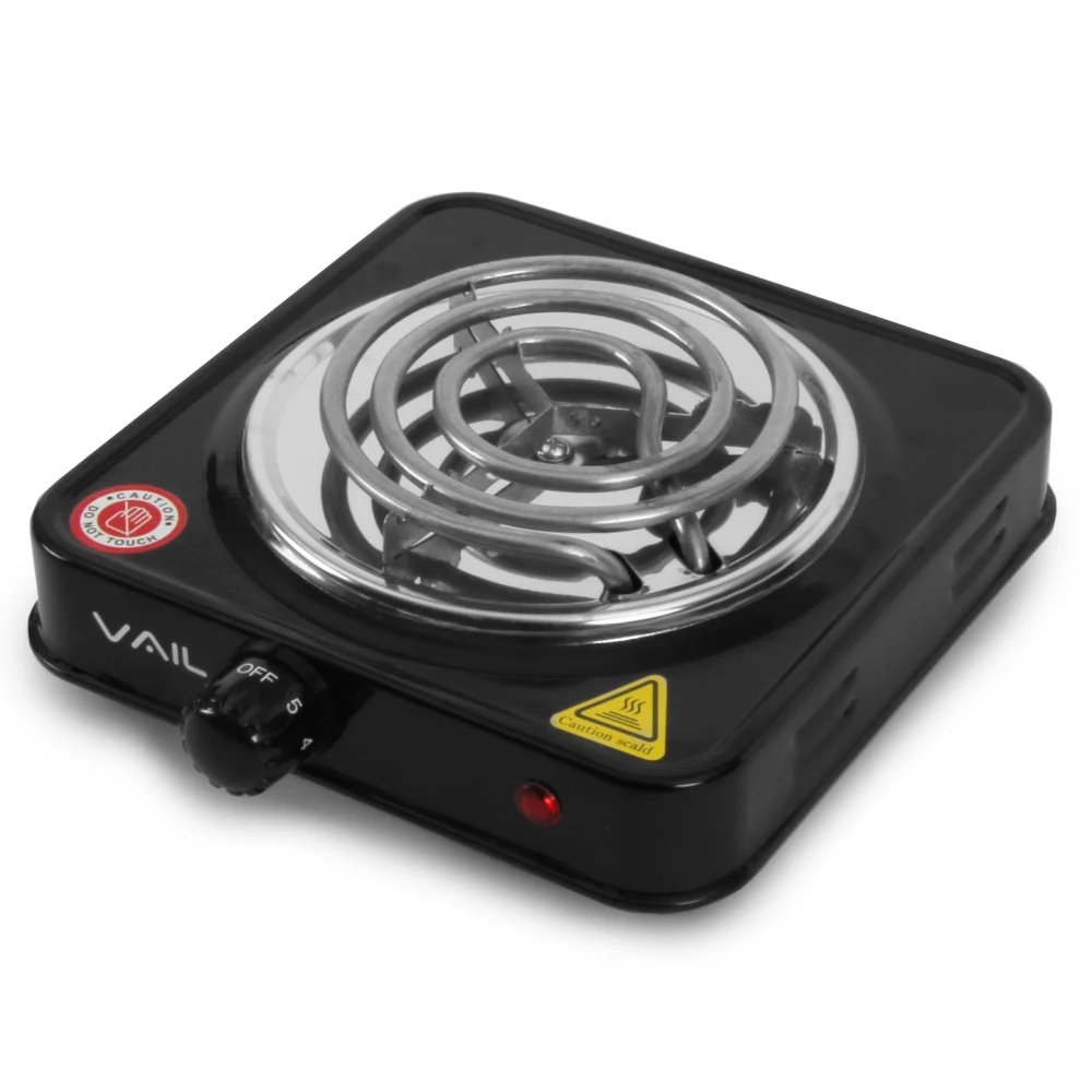Плита электрическая VAIL VL5201 тэн 1 конф. Цвет: черный|Электроплиты| |