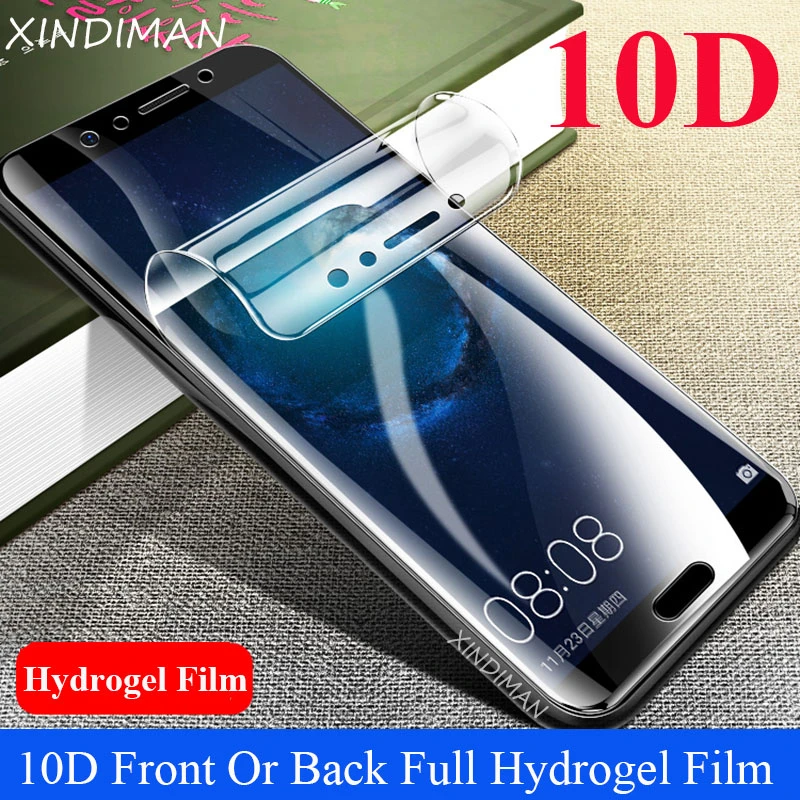 XINDIMAN 10D полностью Гидрогелевая пленка для huawei Nova2 2s передняя + задняя мягкая