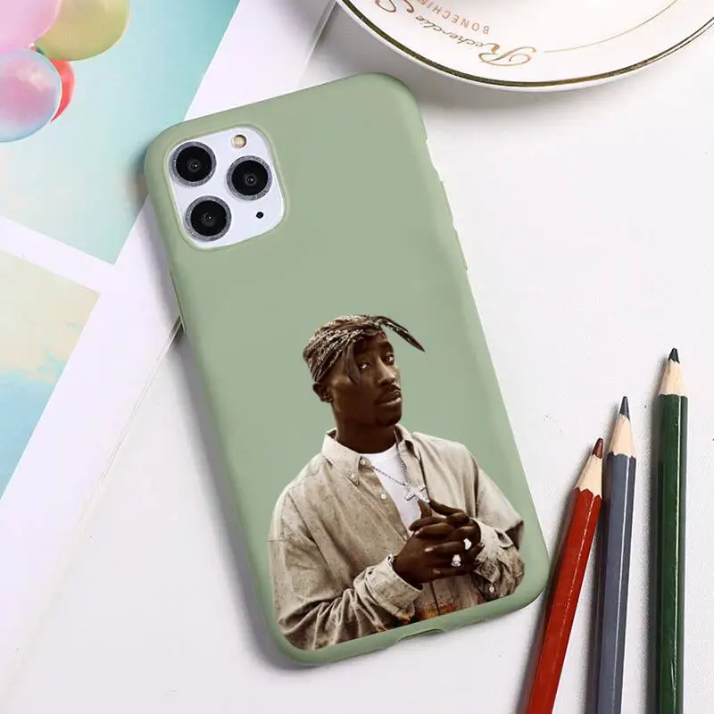 2Pac для телефона с изображением Тупака Амару Шакура Чехол мобильного iphone 12 11 Pro Max