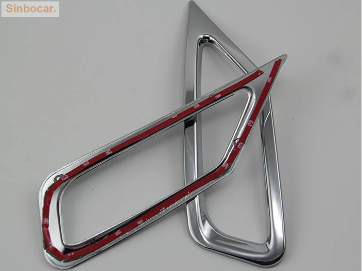 Накладка на заднюю противотуманную фару автомобиля хромированный АБС пластик