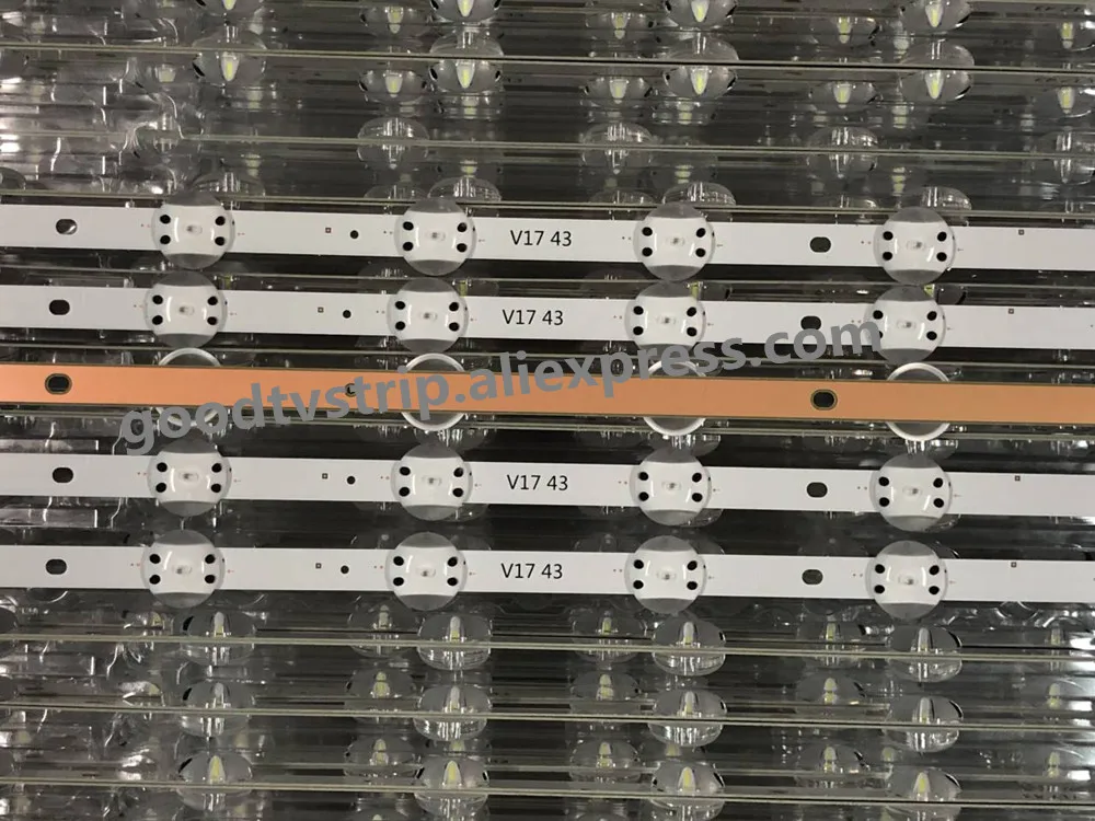 1 комплект = 5 шт. 100% оригинальная новая светодиодная подсветка SUNG WEI55V0 E74739 94V-0 43 V17