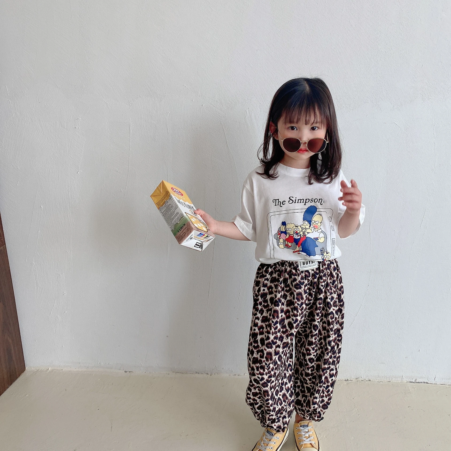 

2021 Kids Clothes Cotton Cosplay Simpson T-shirts Short Sleeve Tee for Boys Girls Summer Tops Prop