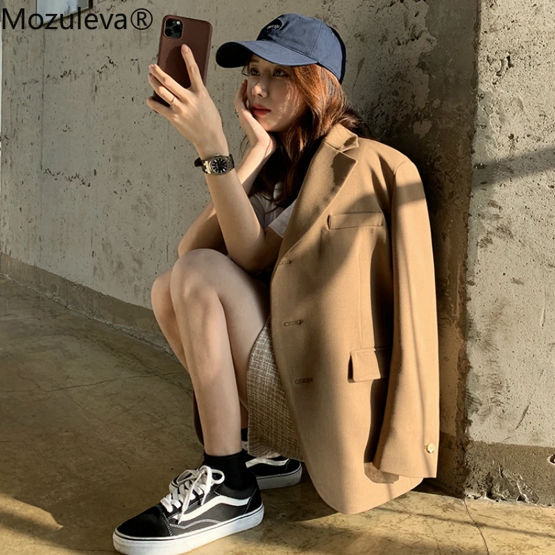 Mozuleva Свободная верхняя одежда пиджак Сезон весна-осень Женская короткая куртка