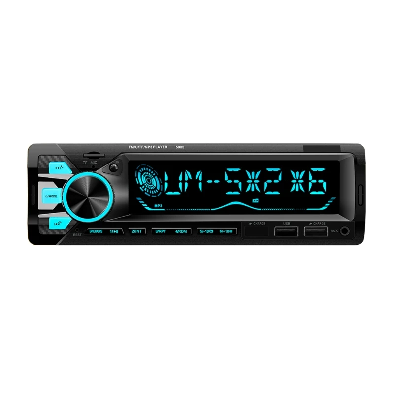 

Car Bluetooth-compatible MP3 Player Dual USB Charging Bluetooth-compatible Hands-free Card Machine