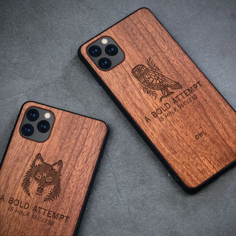 Techase для iPhone 11 Pro чехлы с медведем сова олень волк орел телефонов животными