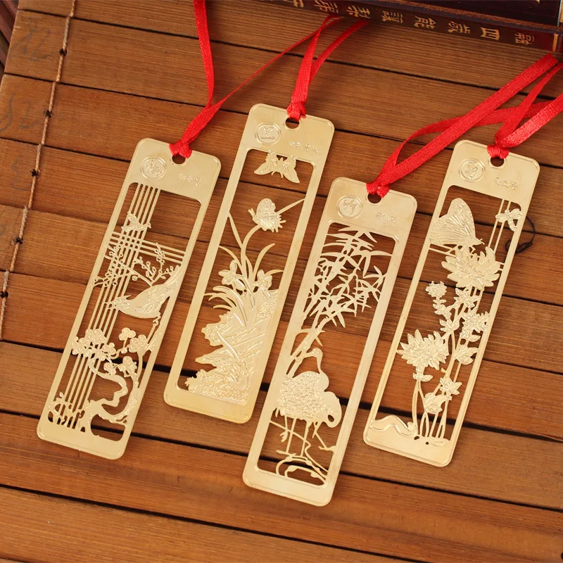 

New Cute Kawaii Beautiful Chinese Style Vintage Exquisite Metal Bookmark For Book Creative Item Gift Package Free Shipping
