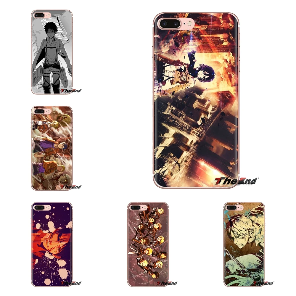 For Huawei Honor 7X V10 6C V9 6A Play 9 Mate 10 Pro Y7 Y5 P8 P10 Lite Plus GR5 2017 Attack on Titan Eren Jaeger Soft Cases Cover |
