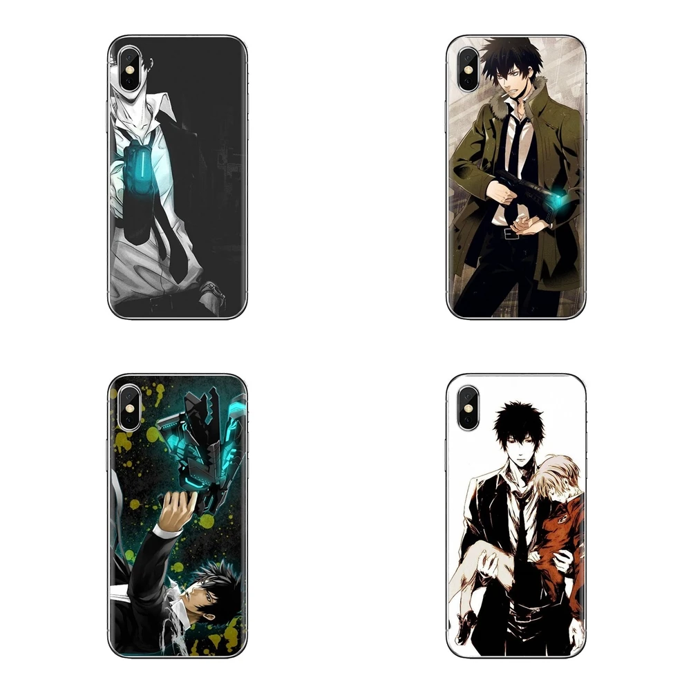 Психо-паспорт японская анимация для iPhone XS Max XR X 4 4S 5 5S 5C SE 6 6S 7 8 плюс samsung Galaxy J1 J3 J5 J7 A3