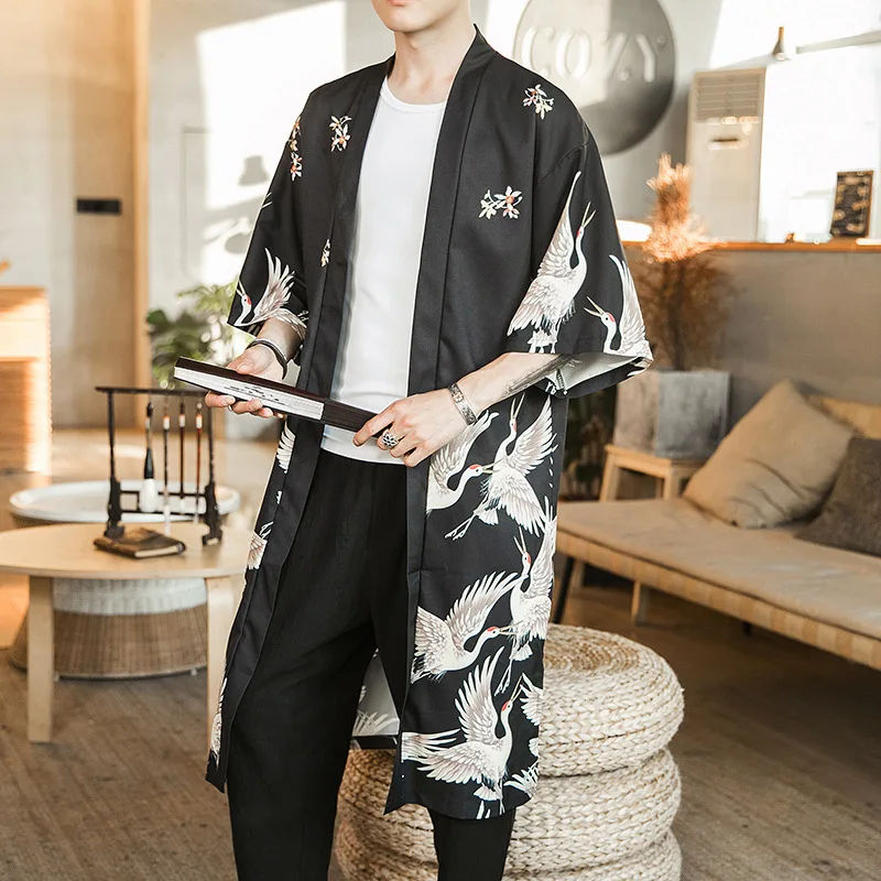 Прямая поставка Заводской магазин японская Длинная летняя куртка-накидка