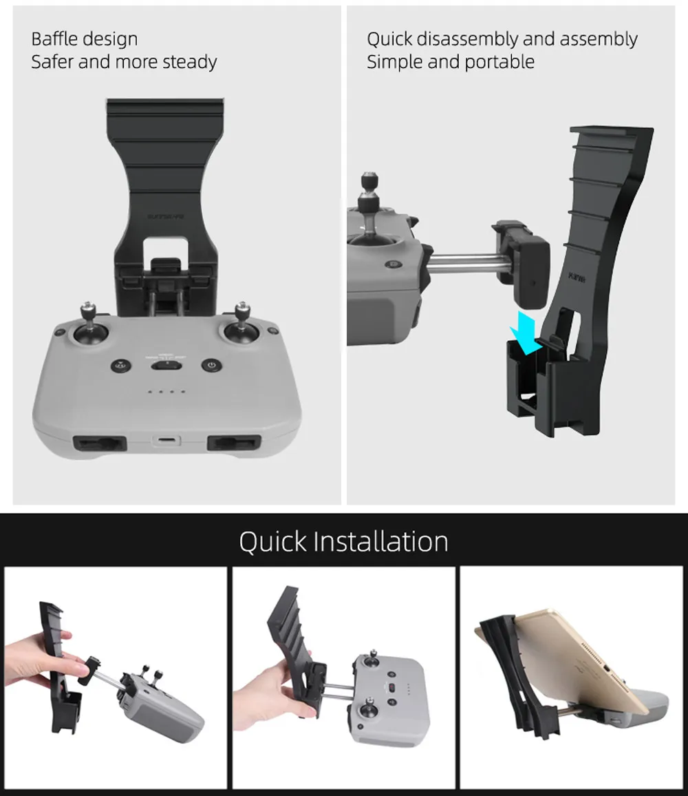 Регулируемый быстроразъемный держатель для планшета контроллера DJI Mavic Air 2 |