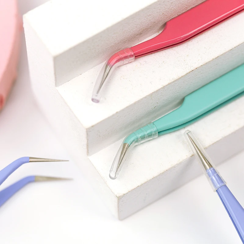 2022 Candy Color Stainless Steel Tweezers Macaron Tape Sticker Tool Journal Gadgets Simple Practical Office School | Канцтовары для
