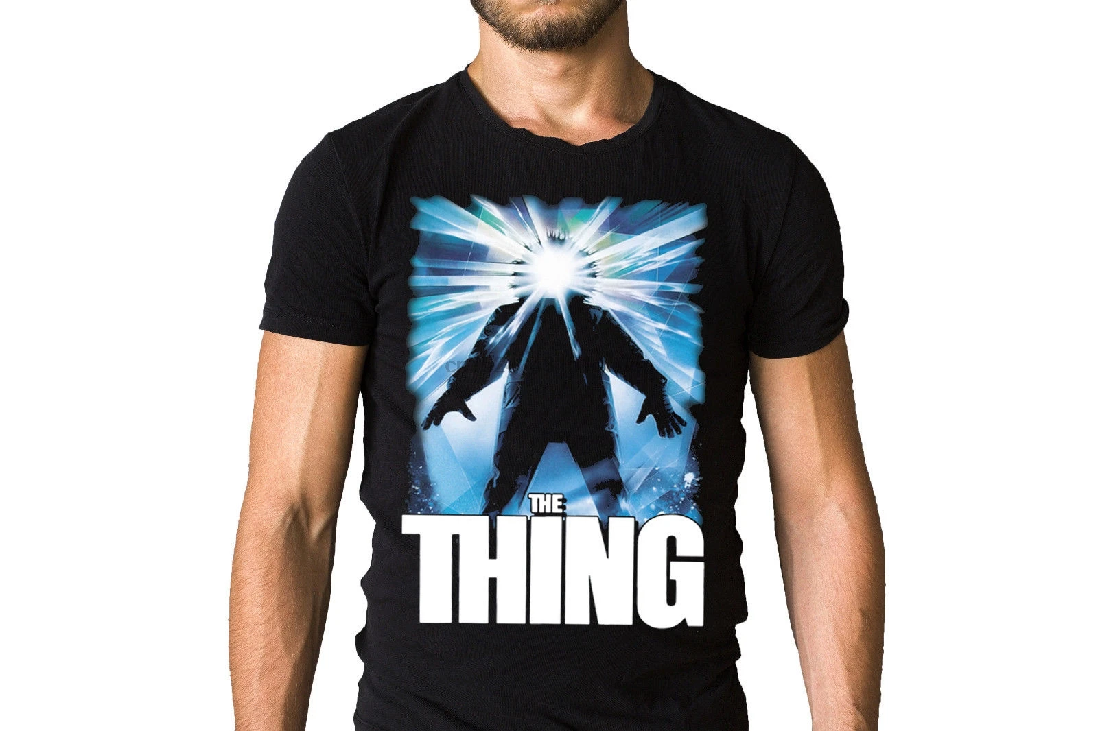 Футболка с изображением фильма вещь 1982 | Мужская одежда