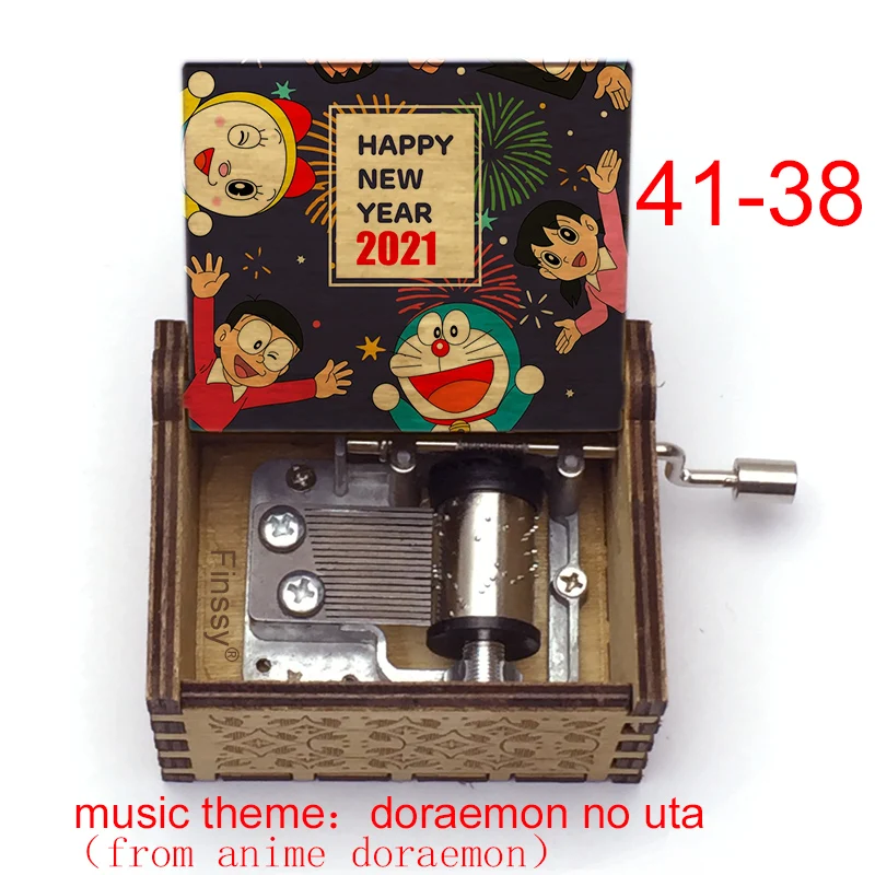 Новейшая музыкальная шкатулка Doraemon no uta деревянная Подарочная для девочек и