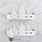 Ванная комната Пробивной свободной полки угловая рамка настенный крючок для Полотенец Душ шампунь стеллаж для хранения аксессуары для ванной комнаты