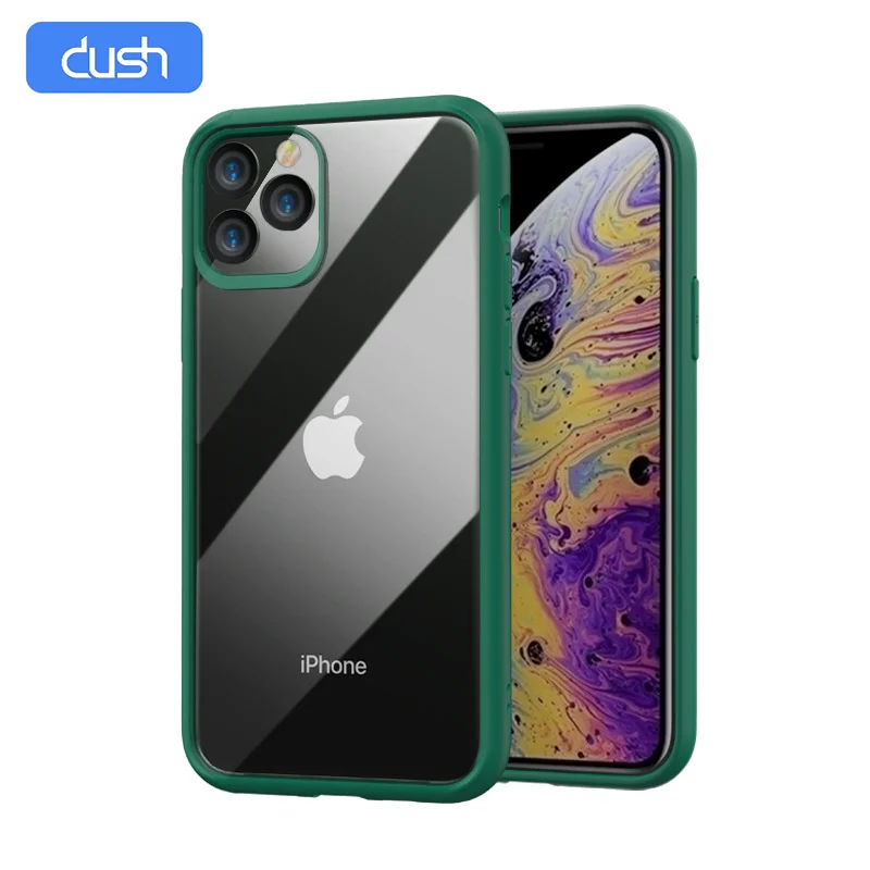 DUSH Deluxe прозрачный Небьющийся защитный чехол для iPhone 11 Pro гибридный ударопрочный