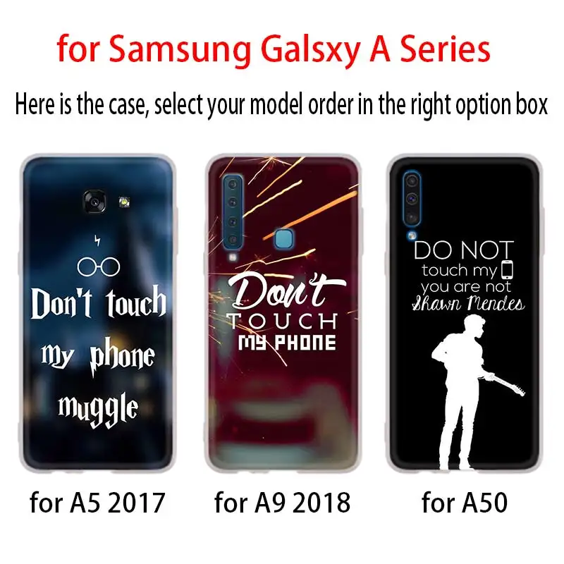 Не трогай мой чехол для телефона Samsung Galaxy A10 A11 A20E A31 A40 A41 A40S A10S A51 A3 A5 A7 A8 Plus 2016 A207 A2018 CORE Soft on.