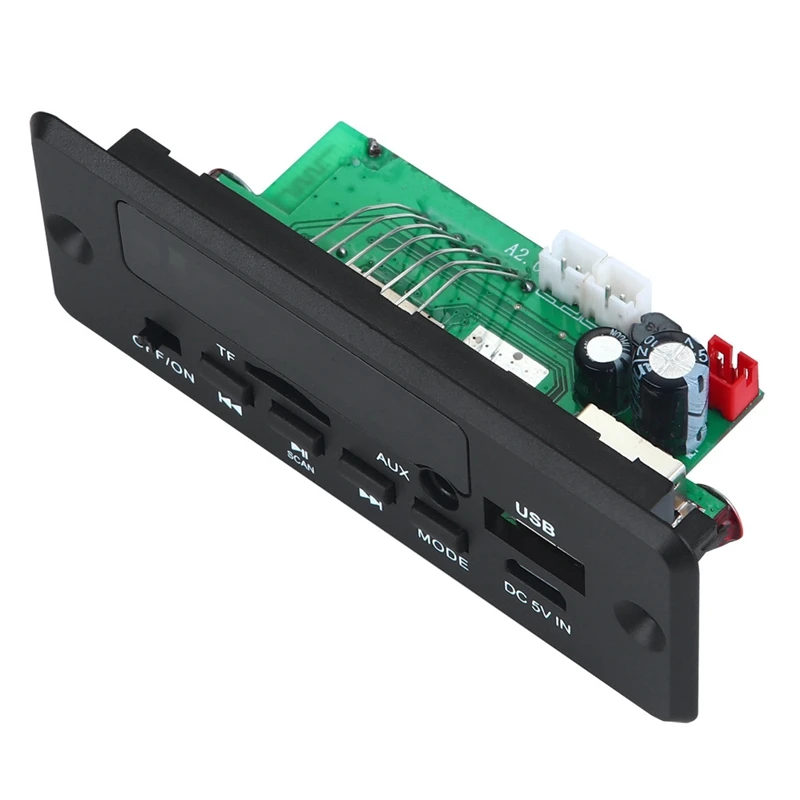 2X3W Amplifier MP3 Decoder Board 12V Bluetooth 5.0 30W Car FM Radio Module Support TF USB AUX | Электроника